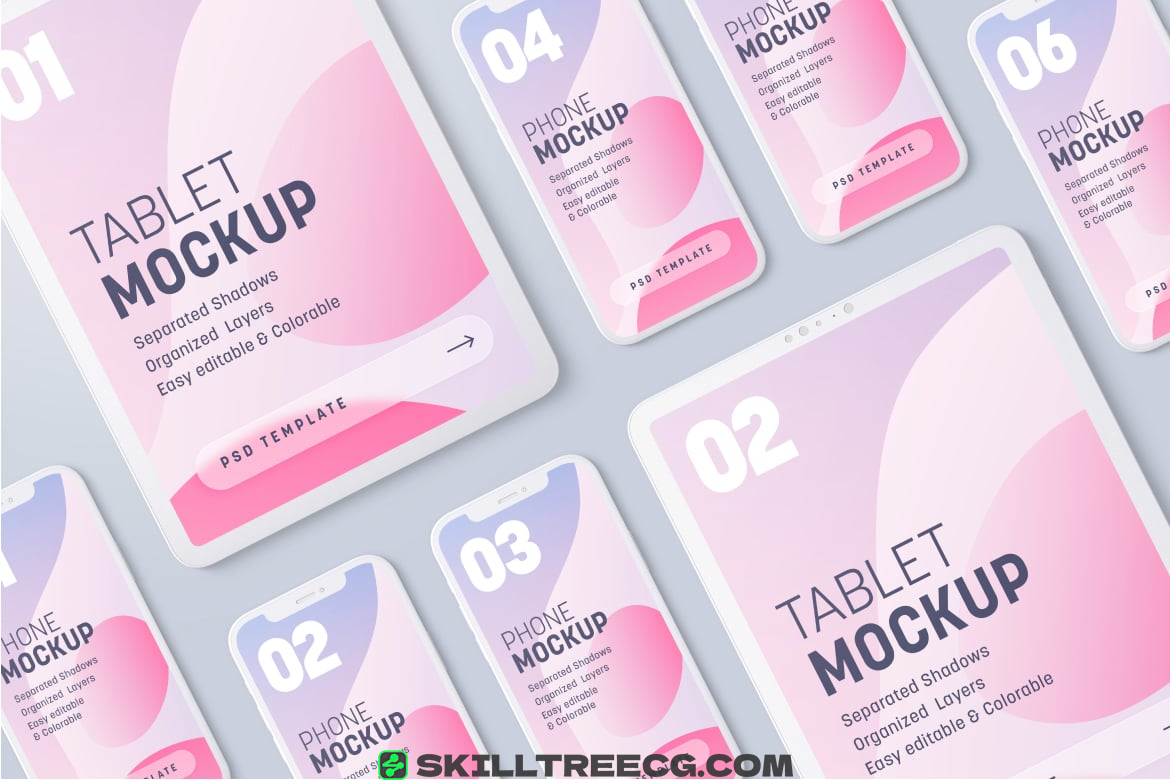 图片[3]-Multi Device Clay Mockup Set（878021）-技能树